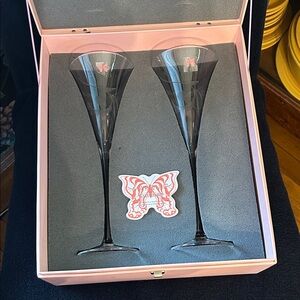 Marquis by Waterford “Yours Truly” Collection Pair of Champagne Flutes